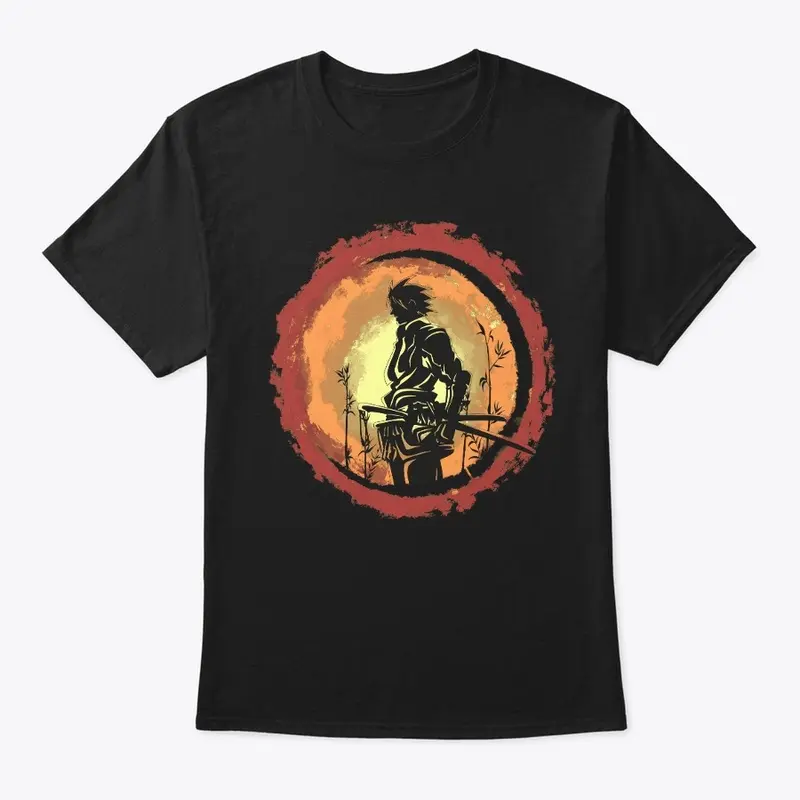 Dual Swordsman Sun Anime Tee