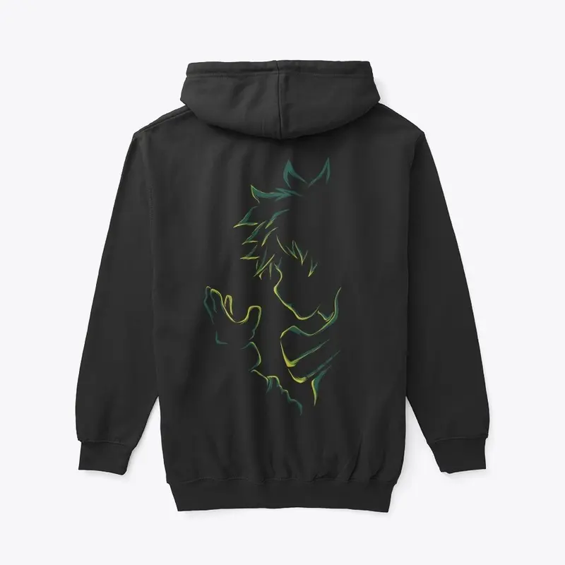 Deep Thoughts Silhouette Zip Hoody